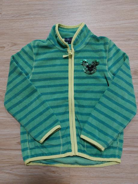 Fleecová mikina wolf s flitrami vel.110, wolf,110