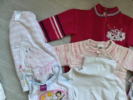 Sada oblečení, dívka, vel. 92 - 14 ks, 86–98