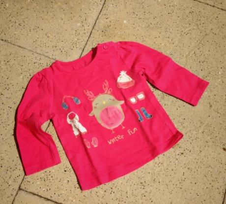 Tričko / triko / dlouhý rukáv se sobíkem, f&f,74