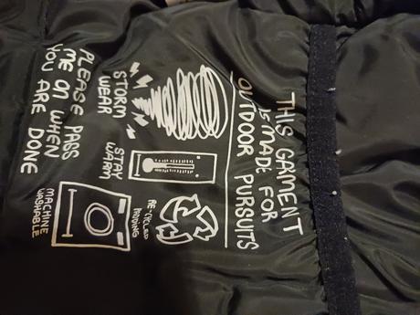 Teplá zimní bunda, marks & spencer,110