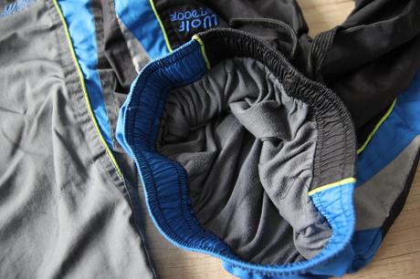 Podšité tepláky, wolf,110