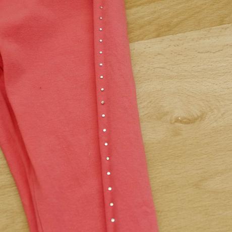 Ruzove leginy vel.128 s kaminky po strane, 128