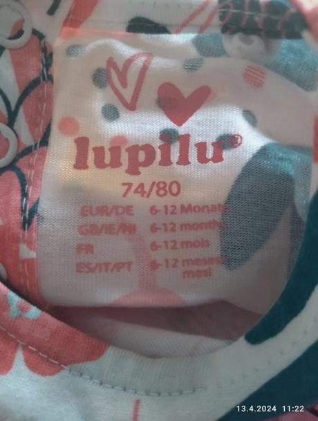 Dívčí letní overal 3x na ramínka 9-12m vel 74-80, primark,74