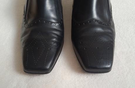 Dámské kožené polobotky geox 40, geox,40
