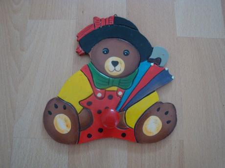 Věšáček dětský s medvídkem , 