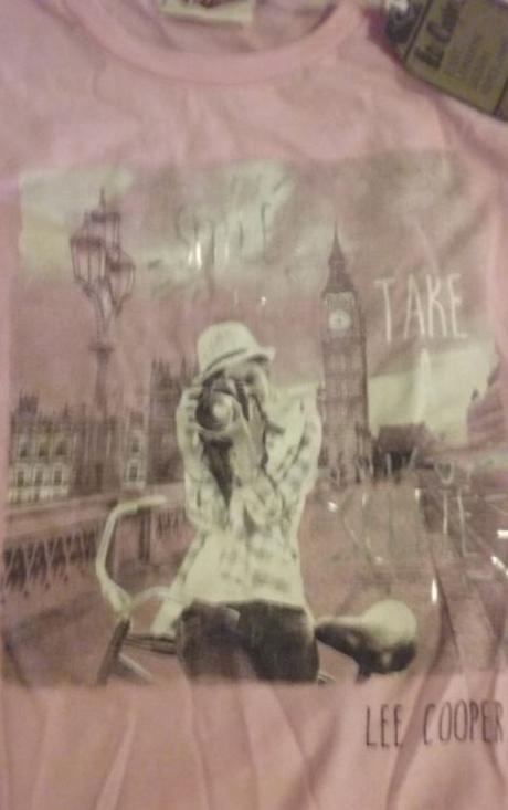 Nové lee cooper tričko ružové pre 9 ročné dievča, lee cooper,134