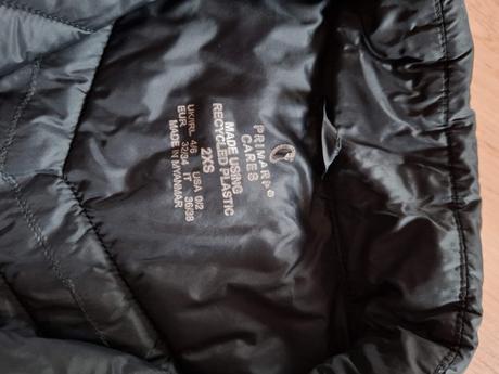 Bunda prošívaná černá zn. primark, v. 32-34,146 cm, primark,146