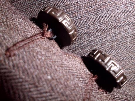 Tmavohnedé vlna, versace,l