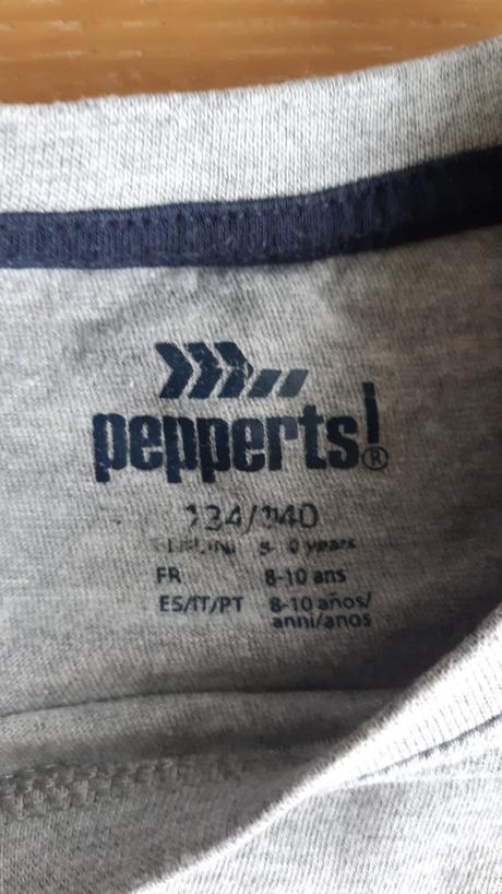 Šedé tričko 134, pepperts,134