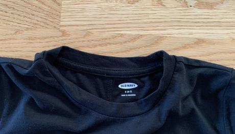 Černé triko & tričko old navy vel. 122/128, old navy,122