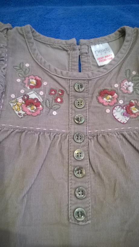 Manžestrové šaty, next, vel 86, top stav, next,86