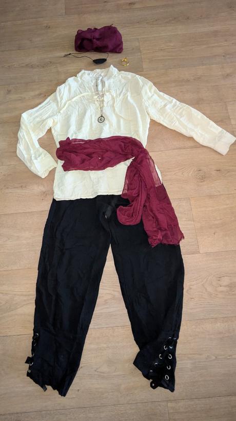 Ka284 pánský karnevalový kostým pirát vel. l,