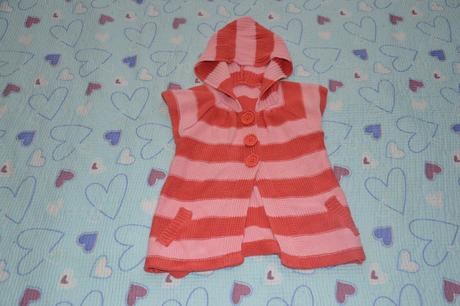 92 98 104 110 pletená vesta s kapucí, marks & spencer,98