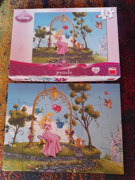 Puzzle šípková růženka princezna, starší, 