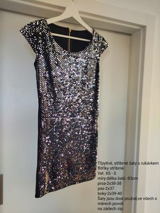 Společenské šaty - vel.xs- s, s