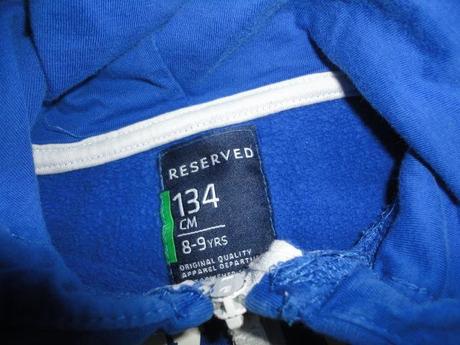 Málo nošená mikina reserved, vel. 7-8 let, reserved,128