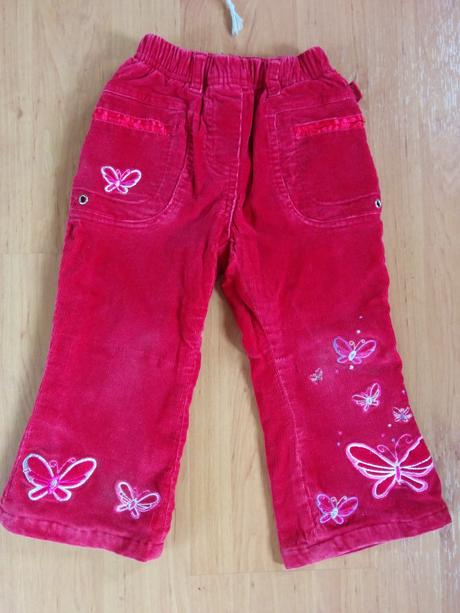 Manžestr kalhoty, mikina flauš,1,5 roku, 2 roky, george,92