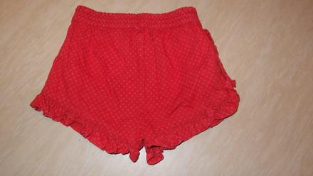 Červené kraťasy flock 74, 74