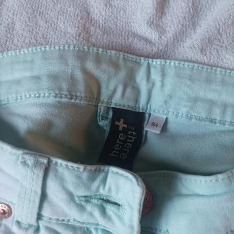 Zelenkavé džíny, c&a,164