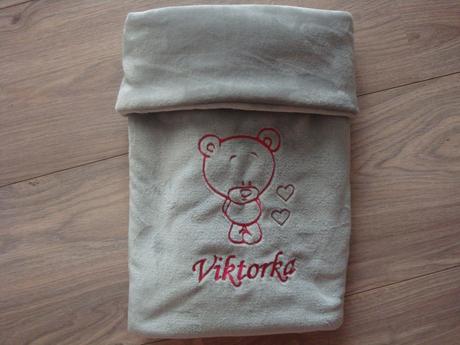 Deka s výšivkou jména na přání-více barev a obrázk,