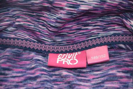 Lyžařské funkční tričko, mikina, nákrčník, crivit,146