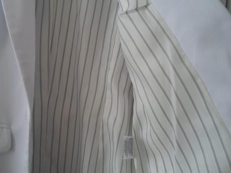 Bílé sako sáčko kabátek, bonprix,s