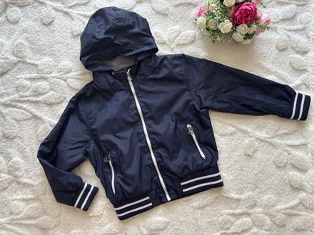 Bunda/ větrovka- v.6/7 let modré barvy, rebel,122