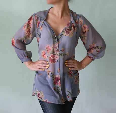 Romantická květovaná halenka topshop vel. 34, topshop,34 / xs