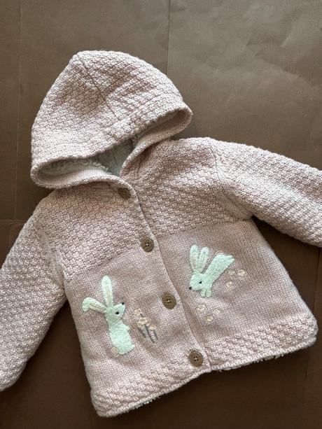 Svetr zateplený - v.6/9 měs, nutmeg,74