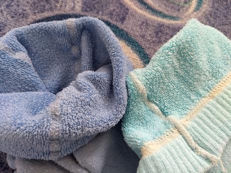 2 x teplé punčochy, 80