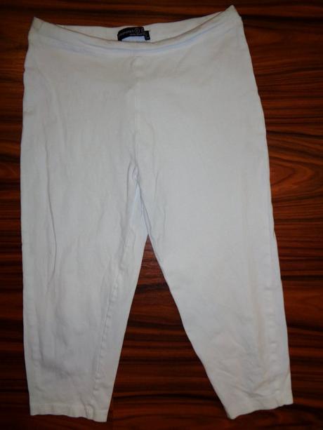 Super bílé elastické 3/4 kalhoty, atmosphere,164