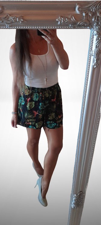 Kappahl tropické šortky s papoušky, kappahl,m