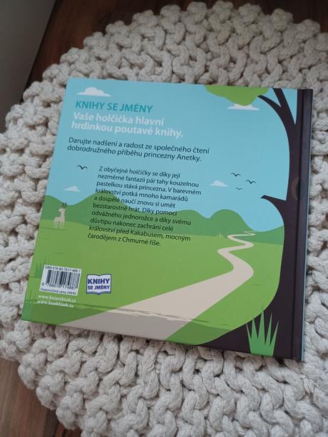 Kniha princezna anetka a modrý jednorožec, 