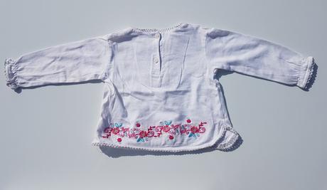 C4	dívčí vyšívané triko s dlouhým rukávem, george,74