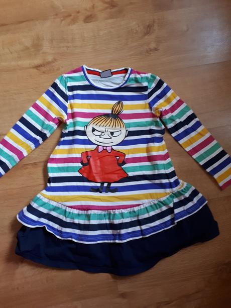 Veselé pruhované šaty, lindex,116