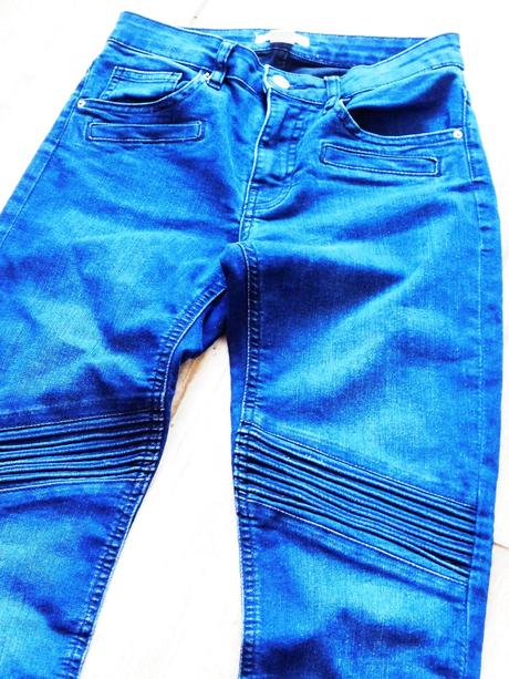 Dámské-dívčí elastické džíny-skinny, h&m,34