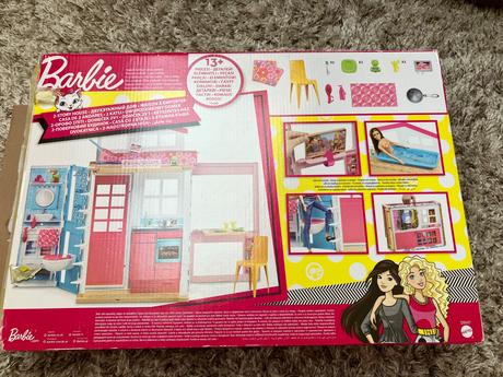 Barbie dům skládací 2v1, 