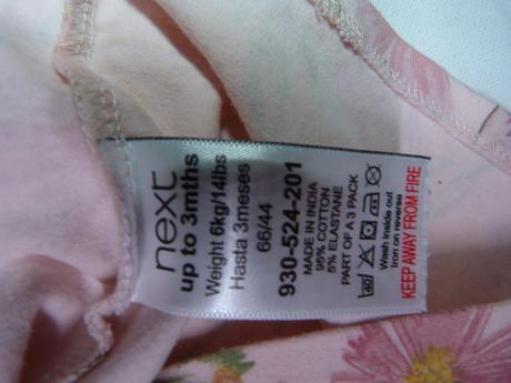 Květované tričko vel.62, next,62