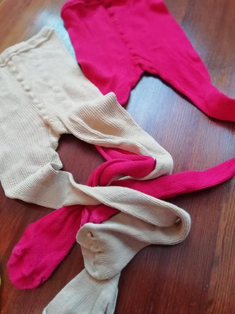 České bavlněné punčocháče cca 5-6let nošené, 98