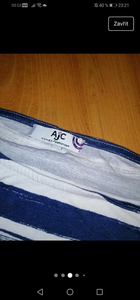 Dámské tričko s proužky, ajc, m