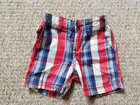 Kostkované kraťasy, h&m,74