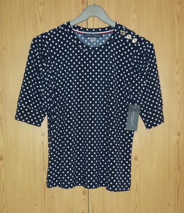 Dámská puntíkovaná halenka tommy hilfiger, tommy hilfiger,s