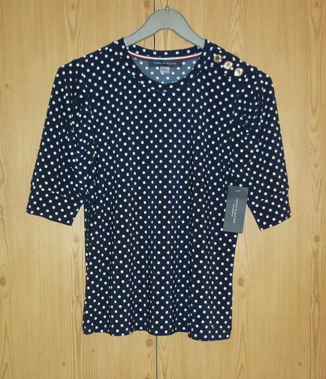 Dámská puntíkovaná halenka tommy hilfiger, tommy hilfiger,s