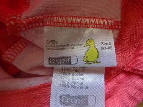 Letní klobouček, vel. 80, ergee,80