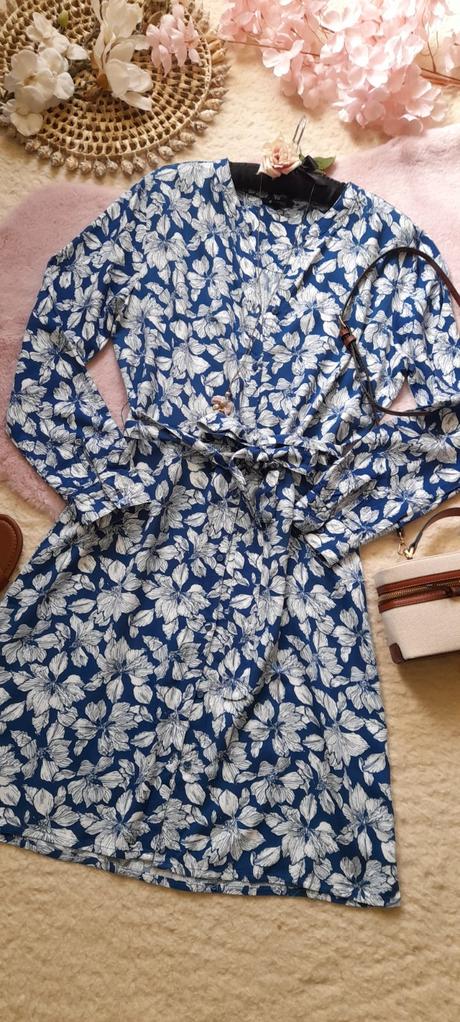 Esmara blůzové květované šaty z viskózy, esmara,40