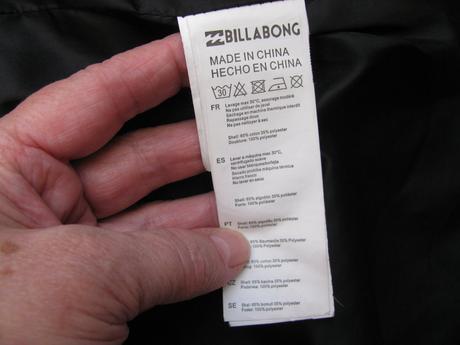 Dámská černá zimní bunda s kapucí billabong, billabong,l