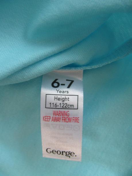 Bledě modré tričko s kamínky, george,122