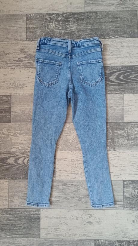 Džíny dívčí s regul.pasu v.128, river island,128
