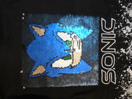 Nxt bavlněné tričko sonic, měnící flitry vel. 116,, next,116