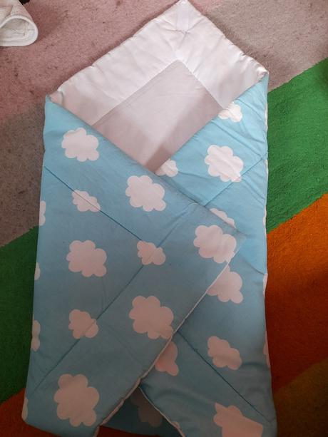 Zavinovačka nebe modrá na suchý zip, 